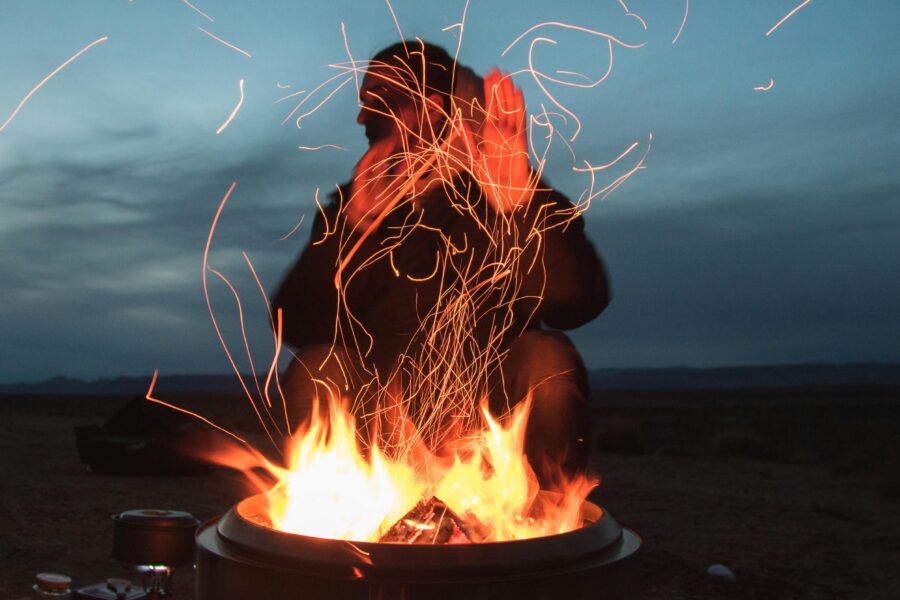 charcoal fires and the smell of sin